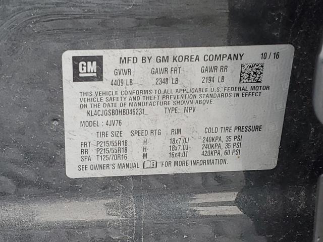 KL4CJGSB0HB046231 Buick Encore Essence