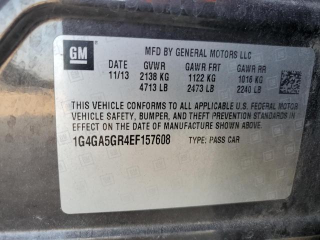 1G4GA5GR4EF157608 Buick Lacrosse