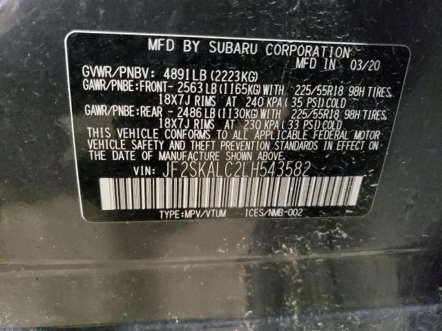 JF2SKALC2LH543582 Subaru Forester Sport