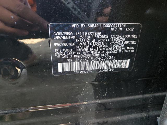 JF2SKAPC8PH429943 Subaru Forester Limited