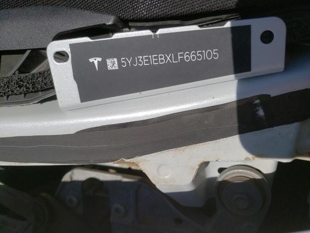 5YJ3E1EBXLF665105 | 2020 TESLA MODEL 3