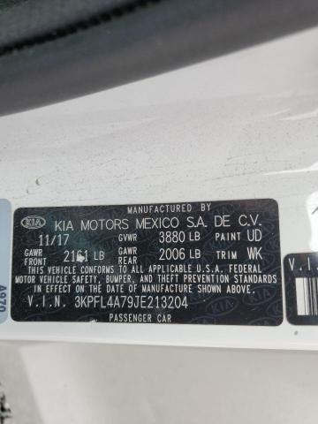 3KPFL4A79JE213204 KIA FORTE LX