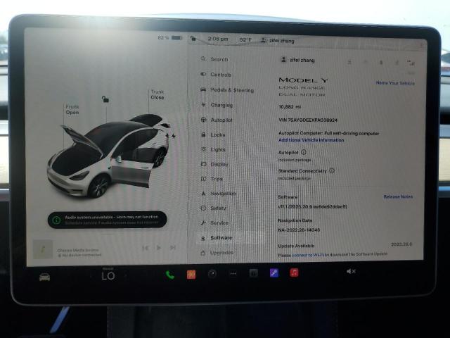  TESLA MODEL Y 2023 Білий