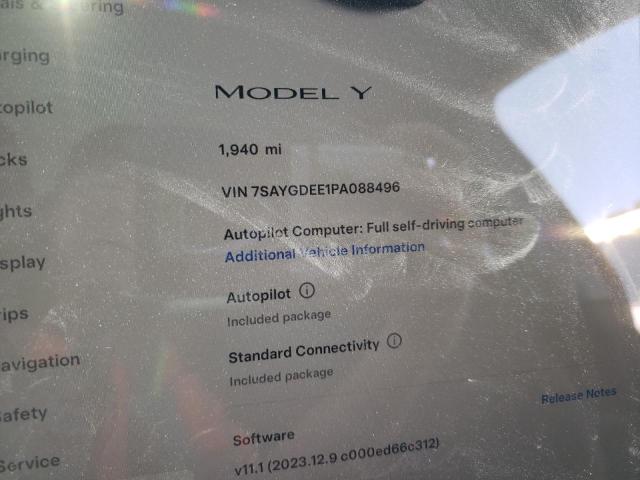 7SAYGDEE1PA088496 Tesla Model Y
