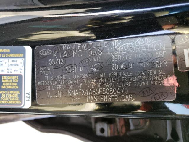 KNAFX4A85E5080470 KIA FORTE EX