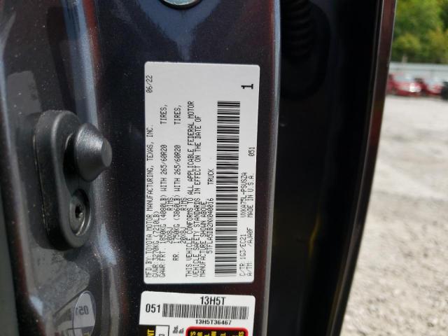 5TFLA5DB2NX040016 Toyota Tundra Crewmax Sr