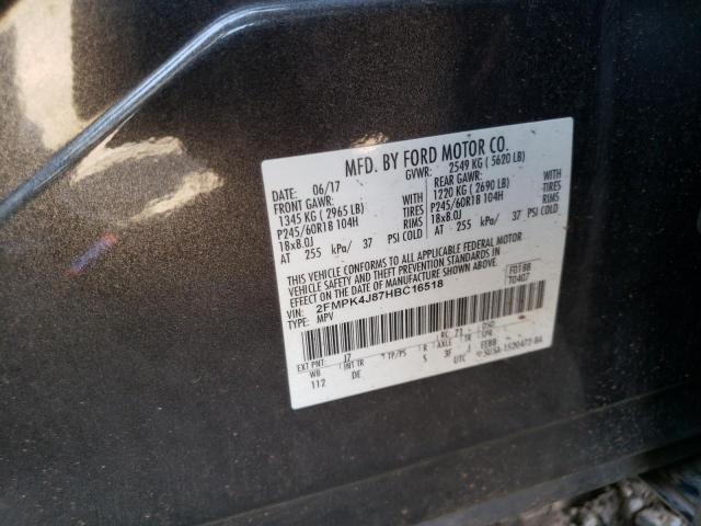 2FMPK4J87HBC16518 Ford EDGE SEL