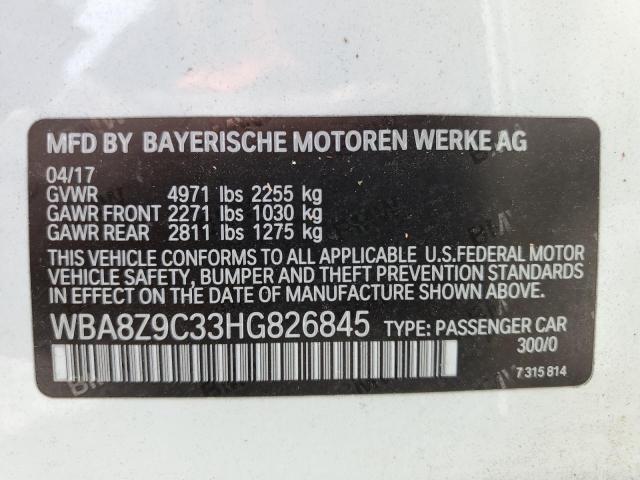 2017 BMW 330 XIGT - WBA8Z9C33HG826845