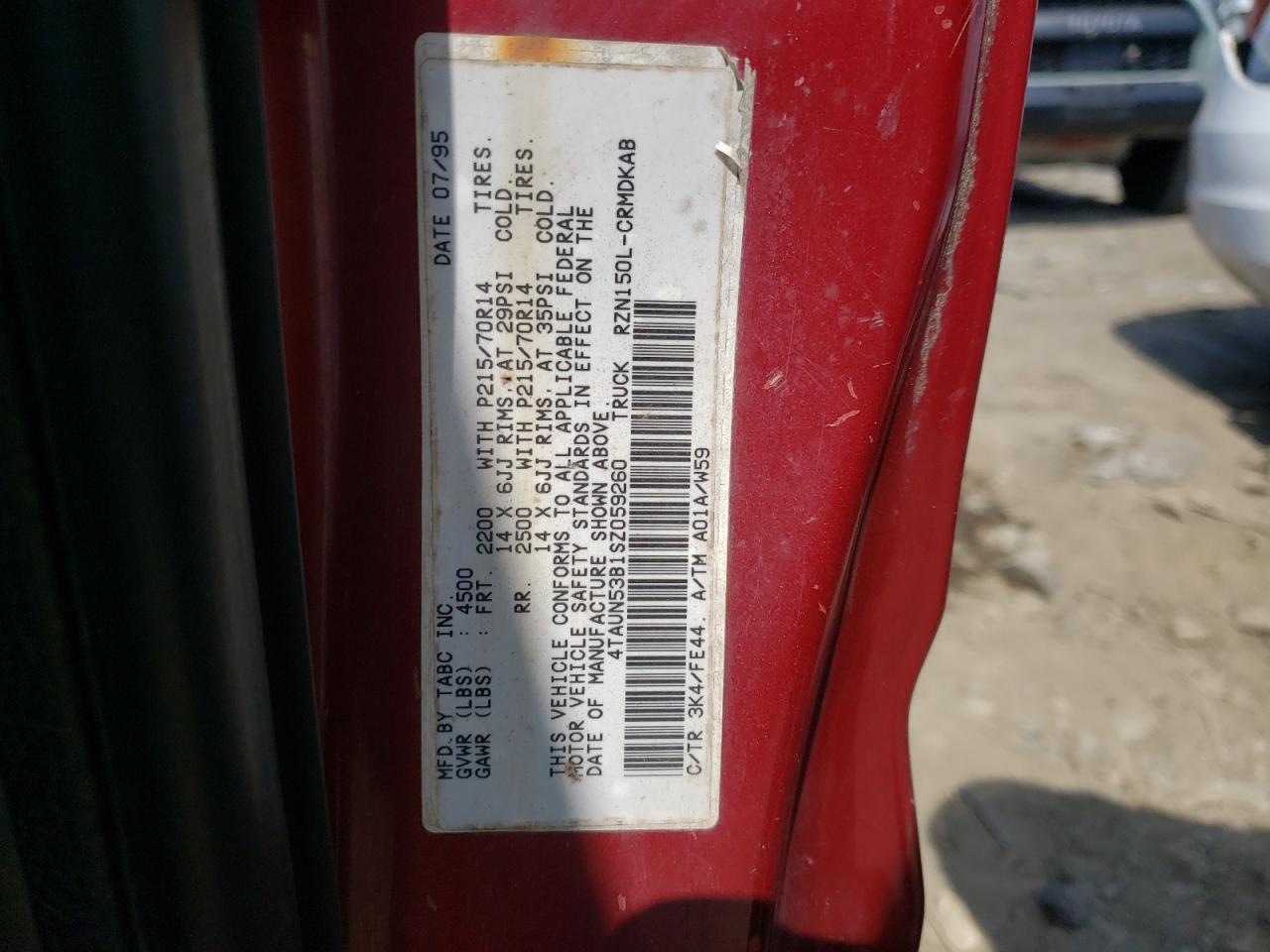 4TAUN53B1SZ059260 1995 Toyota Tacoma Xtracab