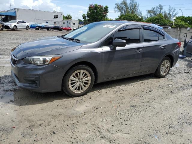 VIN: 4S3GKAD66J3604729 Auction: COPART Lot: 64609243 Location: FL - MIAMI NORTH 4S3GKAD66J3604729 SUBARU IMPREZA 2018 CHARCOAL Photo 1