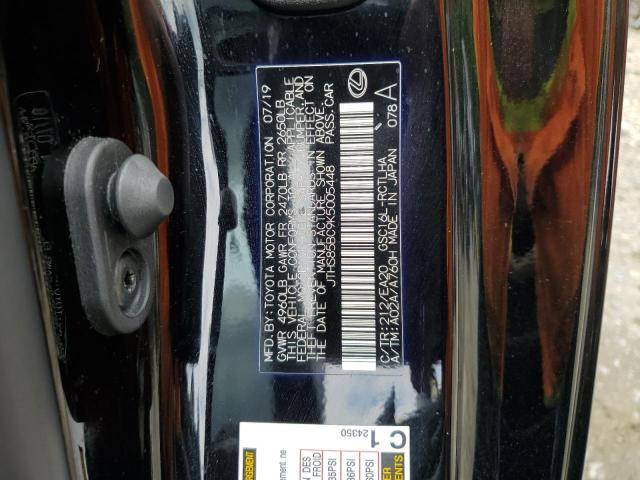 2019 LEXUS RC 300 - JTHS85BC9K5005448