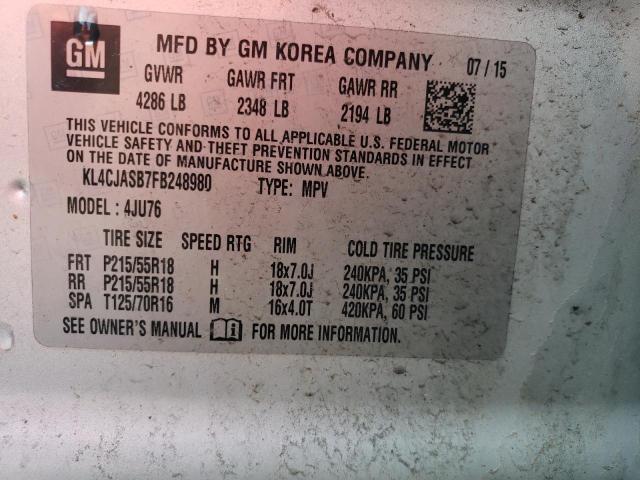 KL4CJASB7FB248980 Buick Encore