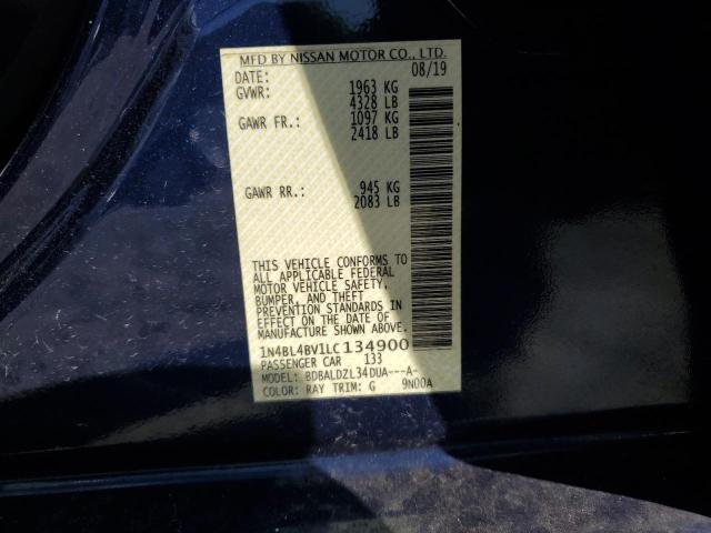 1N4BL4BV1LC134900 Nissan ALTIMA S