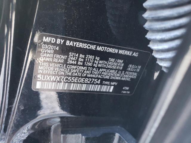 5UXWX7C55E0E82754 BMW X3 Xdrive35i