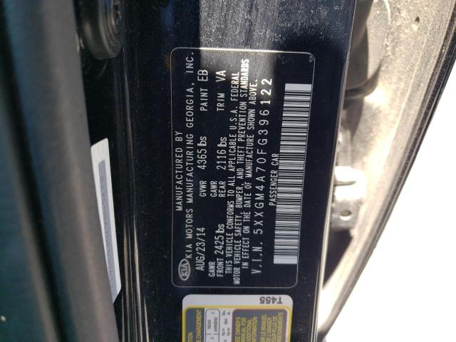 5XXGM4A70FG396122 KIA Optima Lx