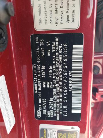 5XXGR4A66FG495858 KIA OPTIMA SX