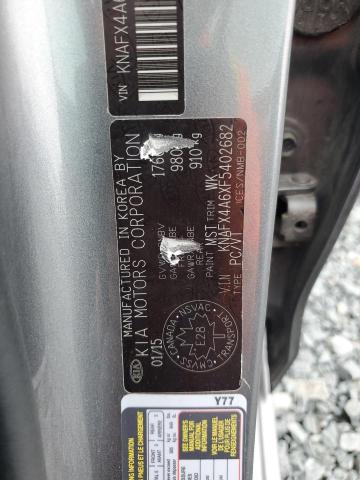 2015 KIA FORTE LX - KNAFX4A6XF5402682