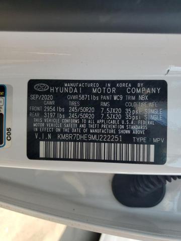 KM8R7DHE9MU222251 Hyundai Palisade  10