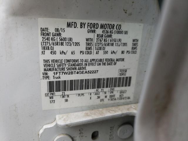 2016 FORD F250 SUPER - 1FT7W2BT4GEA52227