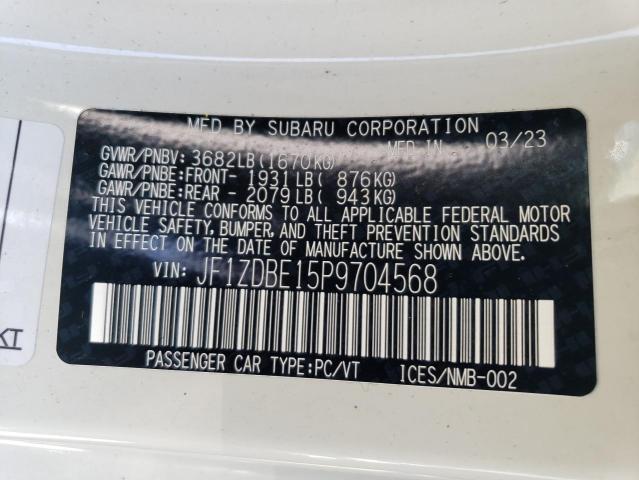 JF1ZDBE15P9704568 Subaru Brz Limited