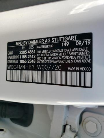 WDC4M4HB3LW007720 Mercedes-Benz Glb 250 4matic