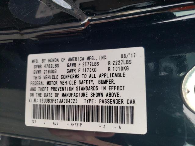 2018 ACURA TLX TECH+A - 19UUB3F61JA004323