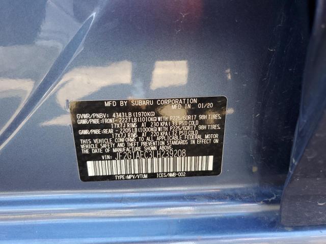 JF2GTAEC3LH239208 Subaru Crosstrek Premium