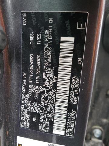JTEBU5JR2J5555703 Toyota 4runner Sr5/sr5 Premium