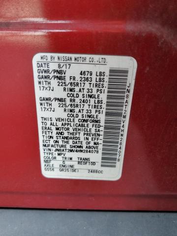 2017 NISSAN ROGUE S - JN8AT2MV4HW284078