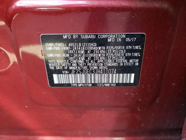 JF2SJGEC3JH411074 Subaru Forester 2.0xt Premium