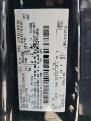 1FMCU9G9XHUC35791 Ford ESCAPE SE