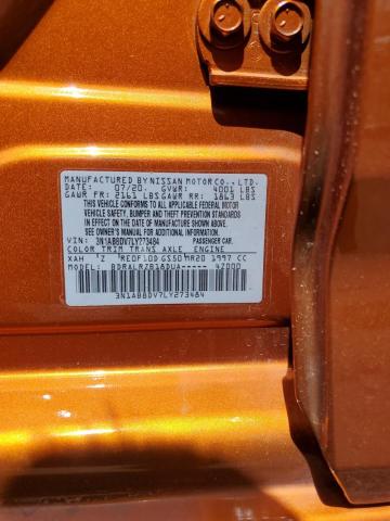 3N1AB8DV7LY273484 Nissan SENTRA SR