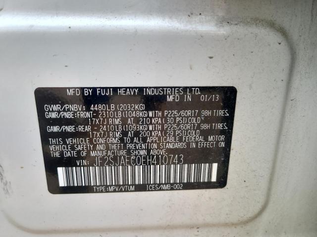 JF2SJAEC0EH410743 Subaru Forester 2.5i Premium