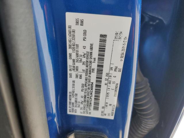 1FTEW1CP3JKC40054 Ford F150 Supercrew