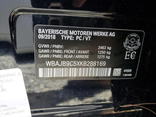 WBAJB9C5XKB288169 BMW M550xi