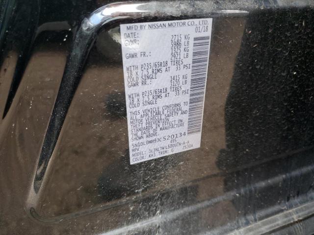 5N1DL0MM9JC520134 Infiniti QX60