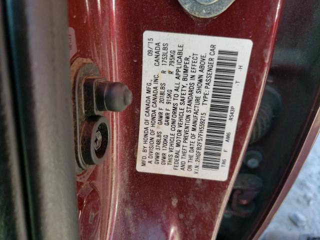 2HGFB2F57FH559215 Honda Civic Lx