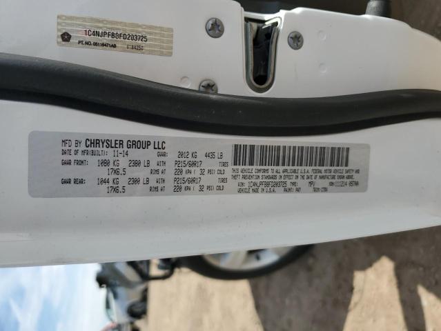 1C4NJPFB8FD203725 Jeep Patriot Latitude