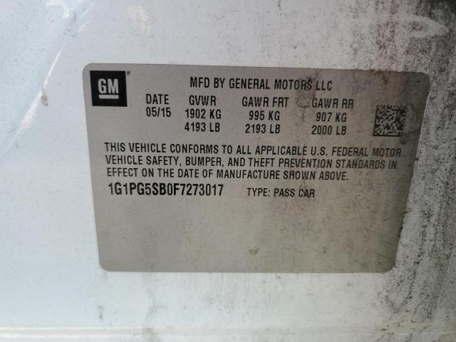 2015 CHEVROLET CRUZE LTZ - 1G1PG5SB0F7273017