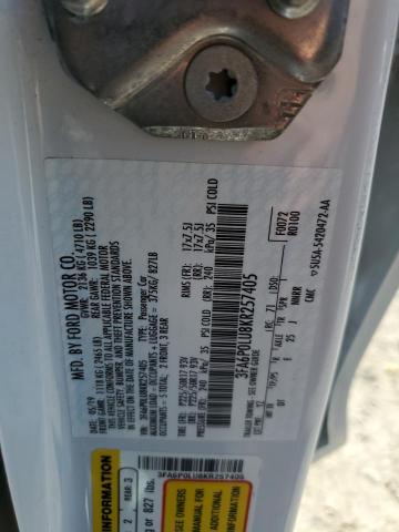 3FA6P0LU8KR257405 Ford FUSION SE