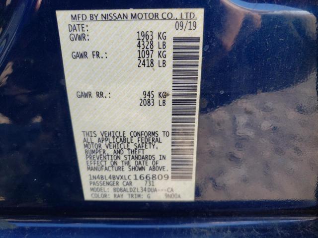 1N4BL4BVXLC166809 Nissan Altima S 13