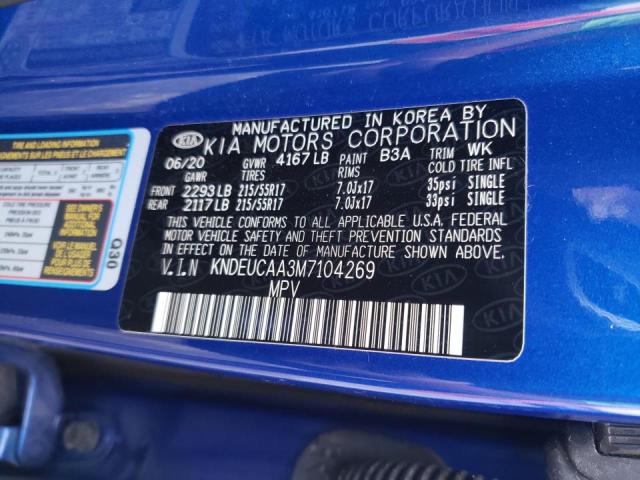 KNDEUCAA3M7104269 KIA SELTOS S