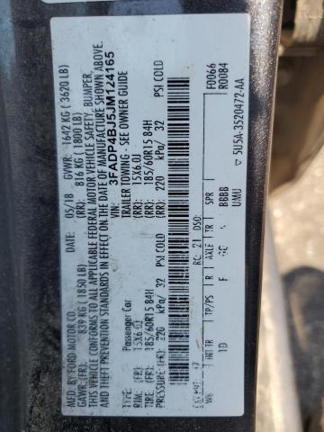 3FADP4BJ5JM124165 2018 Ford Fiesta Se
