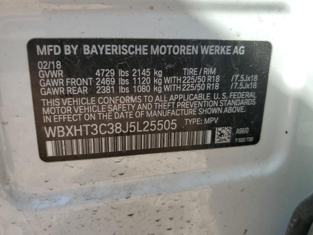 WBXHT3C38J5L25505 BMW X1 Xdrive28i