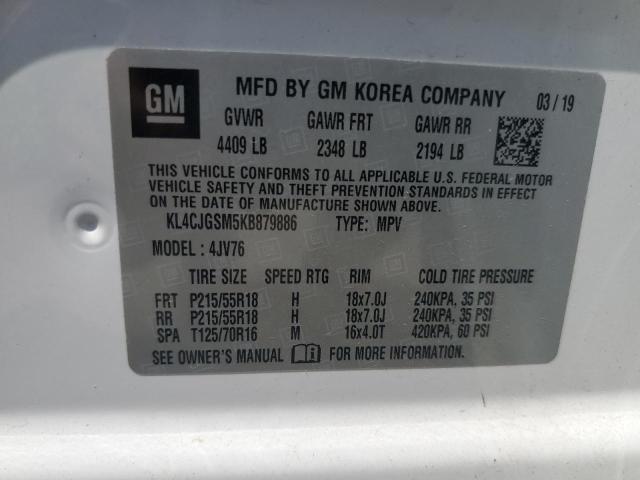 KL4CJGSM5KB879886 Buick Encore Essence