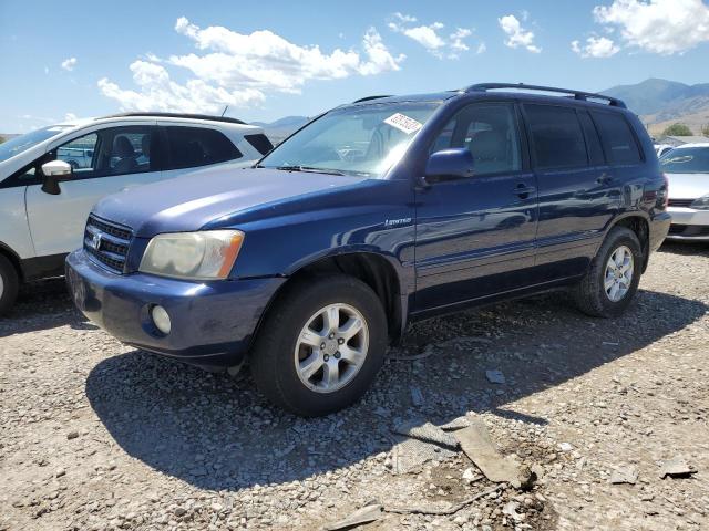 Impounded 2002 Toyota Highlander in Utah from 2 700 Copart