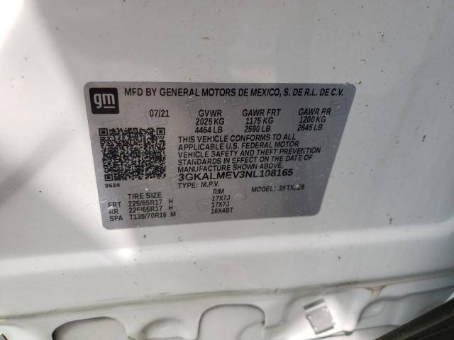 3GKALMEV3NL108165 GMC Terrain Sle