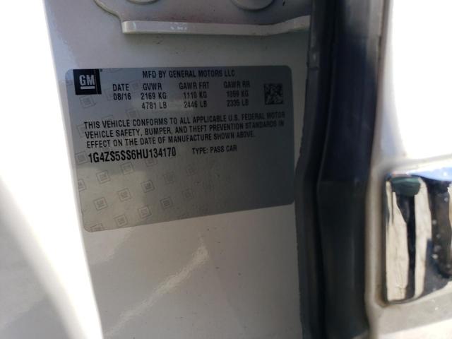 1G4ZS5SS6HU134170 Buick Lacrosse Premium