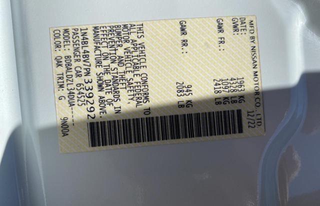 1N4BL4BV7PN339292 Nissan ALTIMA S
