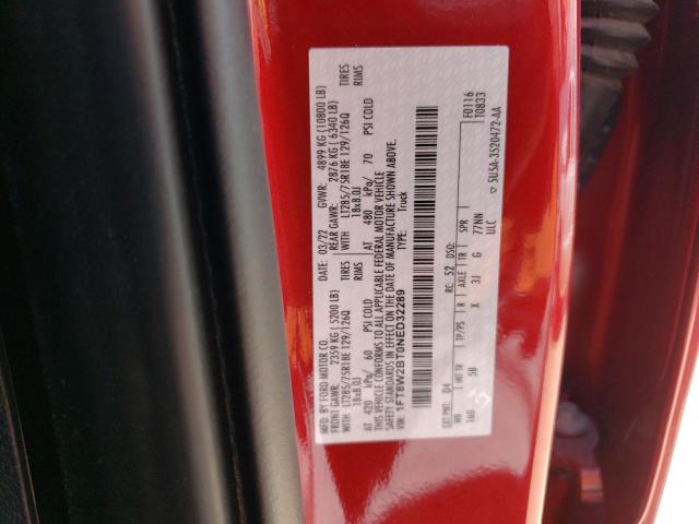 1FT8W2BT0NED32289 Ford F250 Super Duty